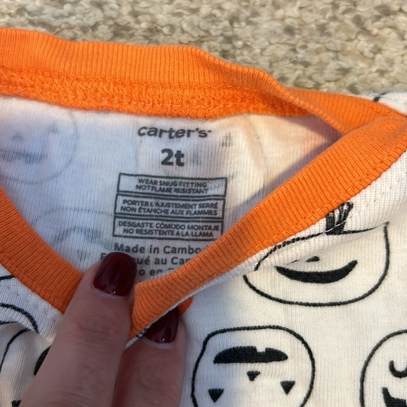 🌟Carters Jack O Lantern PJ set, 2T🌟 - Picture 3 of 8